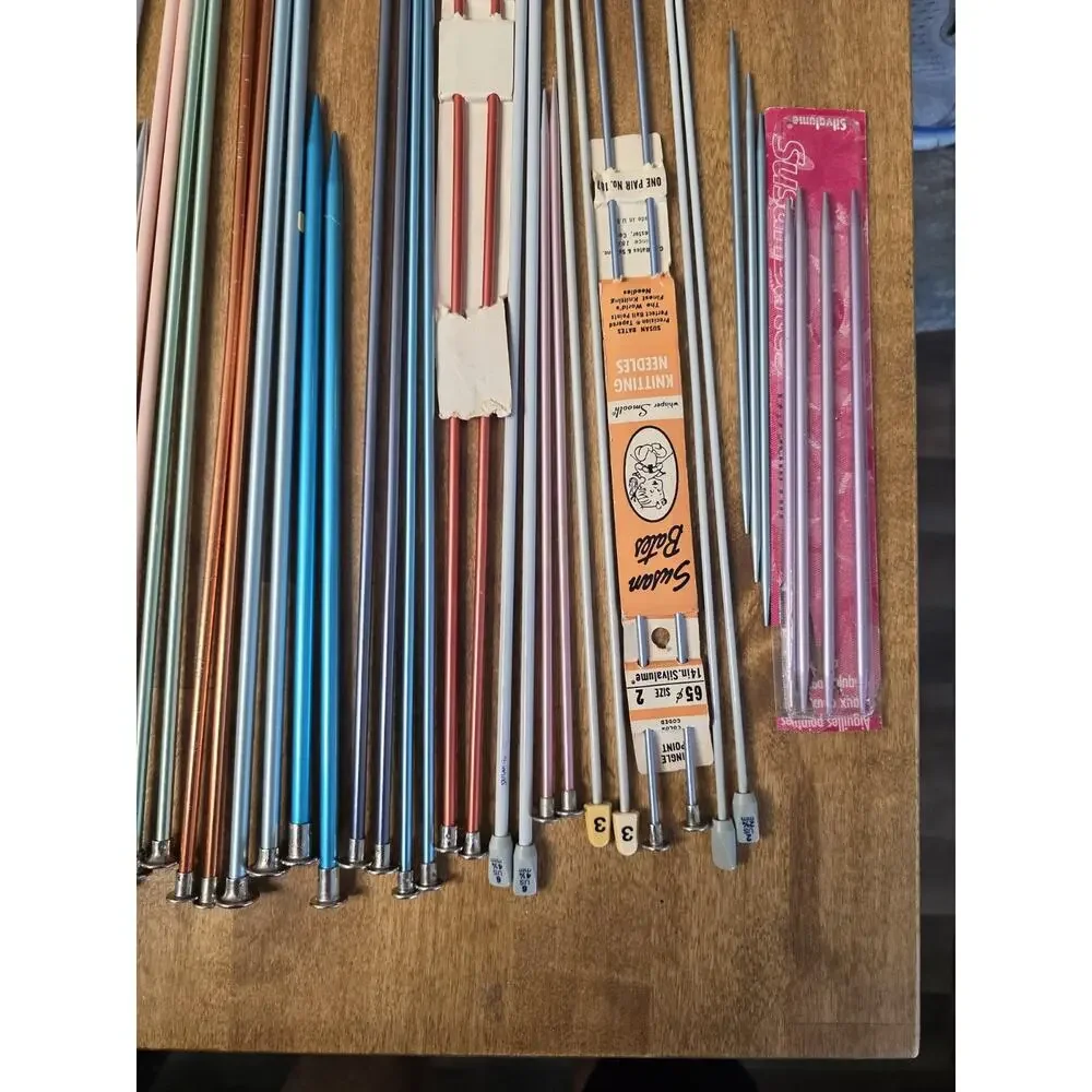Knitting Needles & Crochet Hooks Circular Needles And More Lot Of 75
